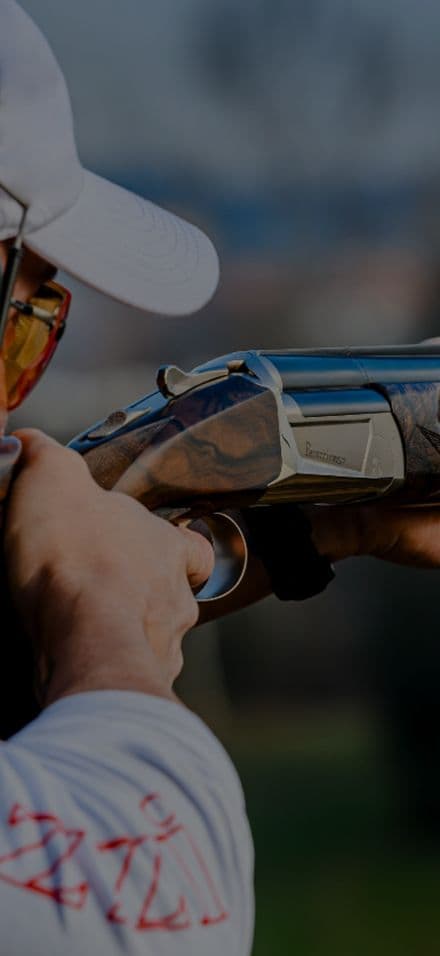 Perazzi MR57 shotgun detail composed for mobile