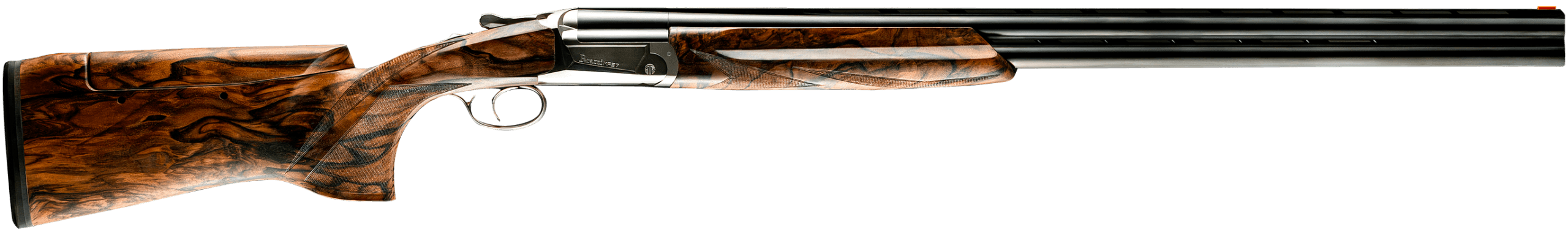 Perazzi MR57 shown in profile against a black background